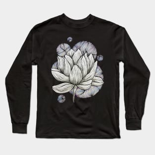 Lotus flower abstract V Long Sleeve T-Shirt